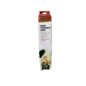 Zilla Reptile Terrarium‎ Bedding Substrate Liner Green 10 Gallon